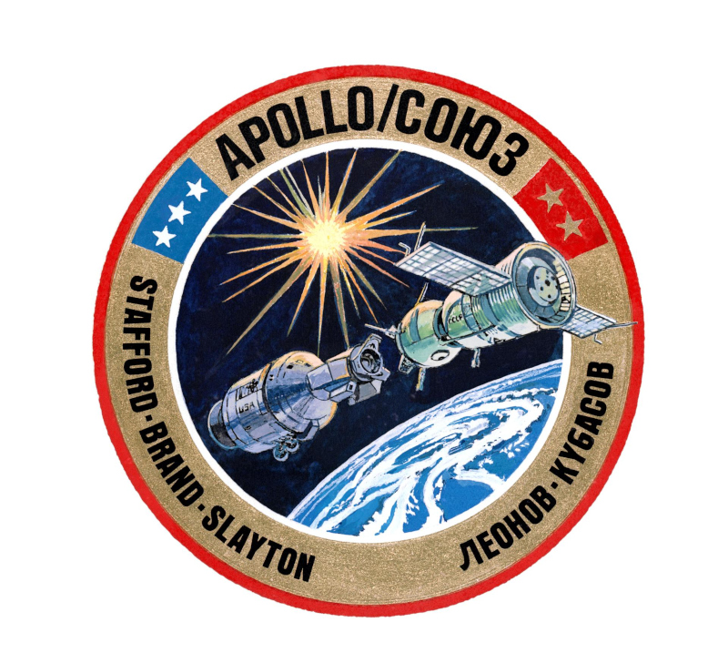 US ASTP mission patch